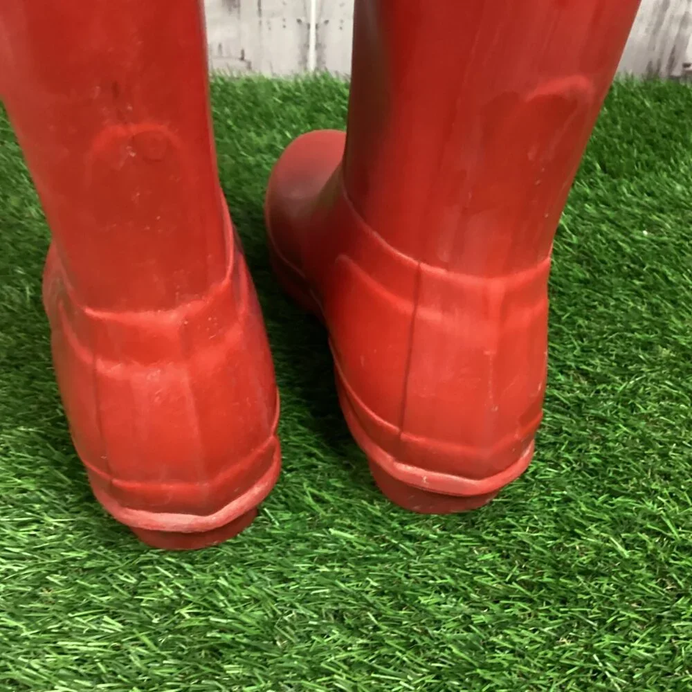 Red Hunter Boots 8 - Picture 7 of 15